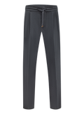 Jog pantalon in wol | Grijs