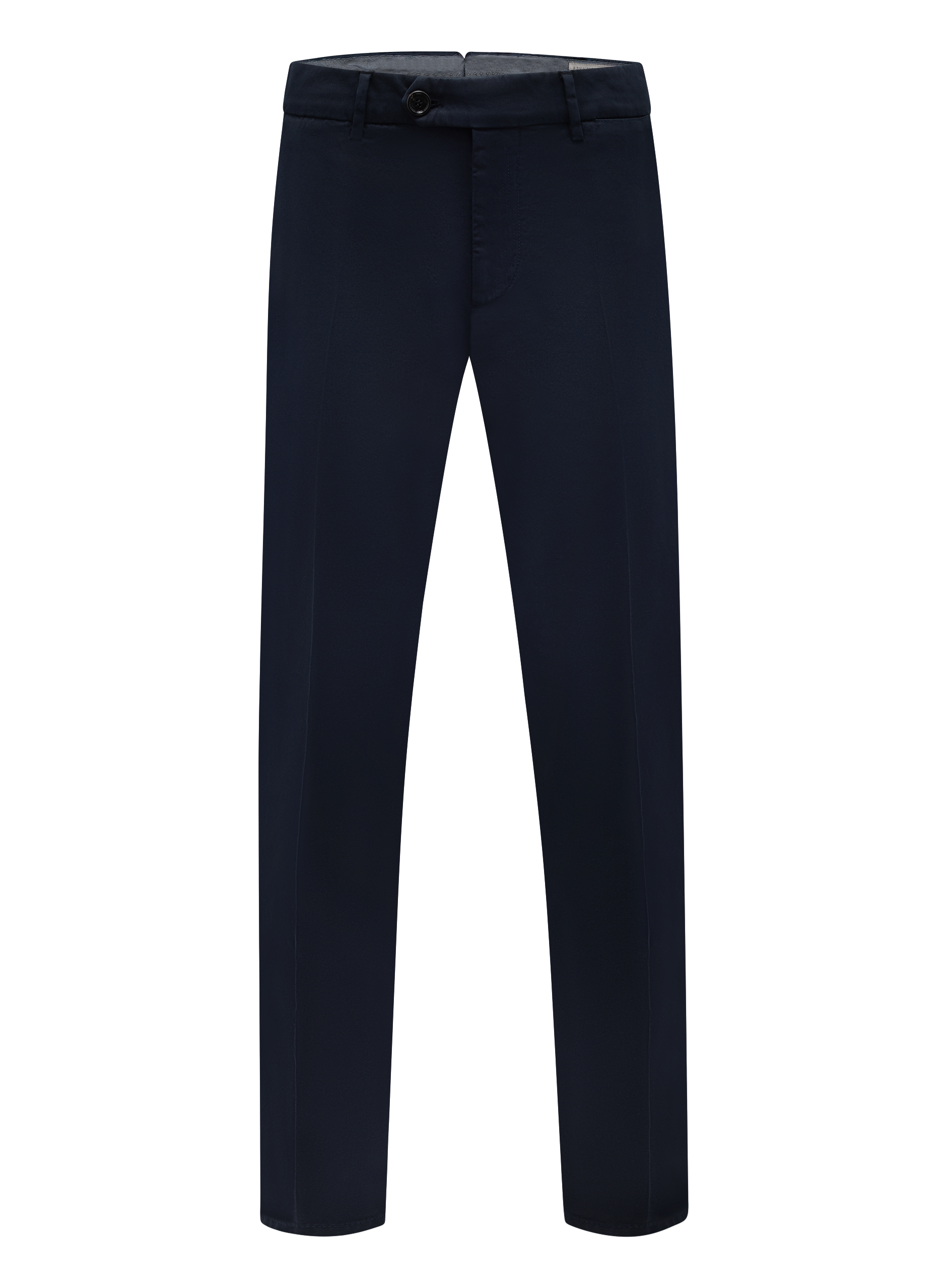 Pantalon van fijngeweven katoen | BLUE NAVY