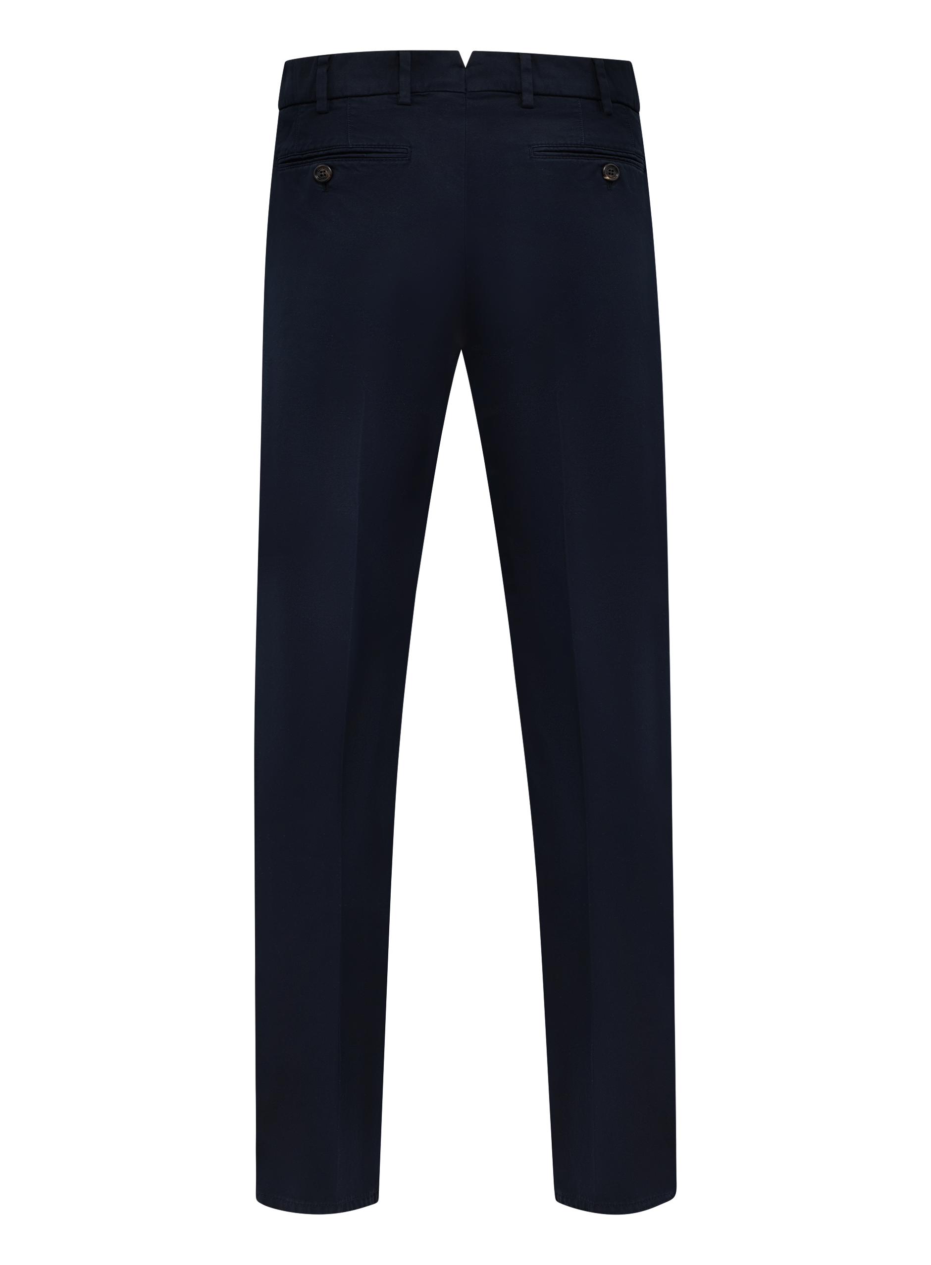 Pantalon van fijngeweven katoen | BLUE NAVY