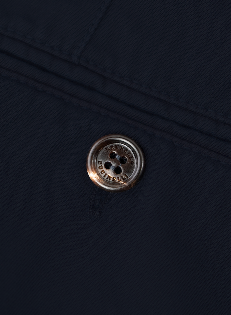 Pantalon van fijngeweven katoen | FULL_WIDTH | BLUE NAVY