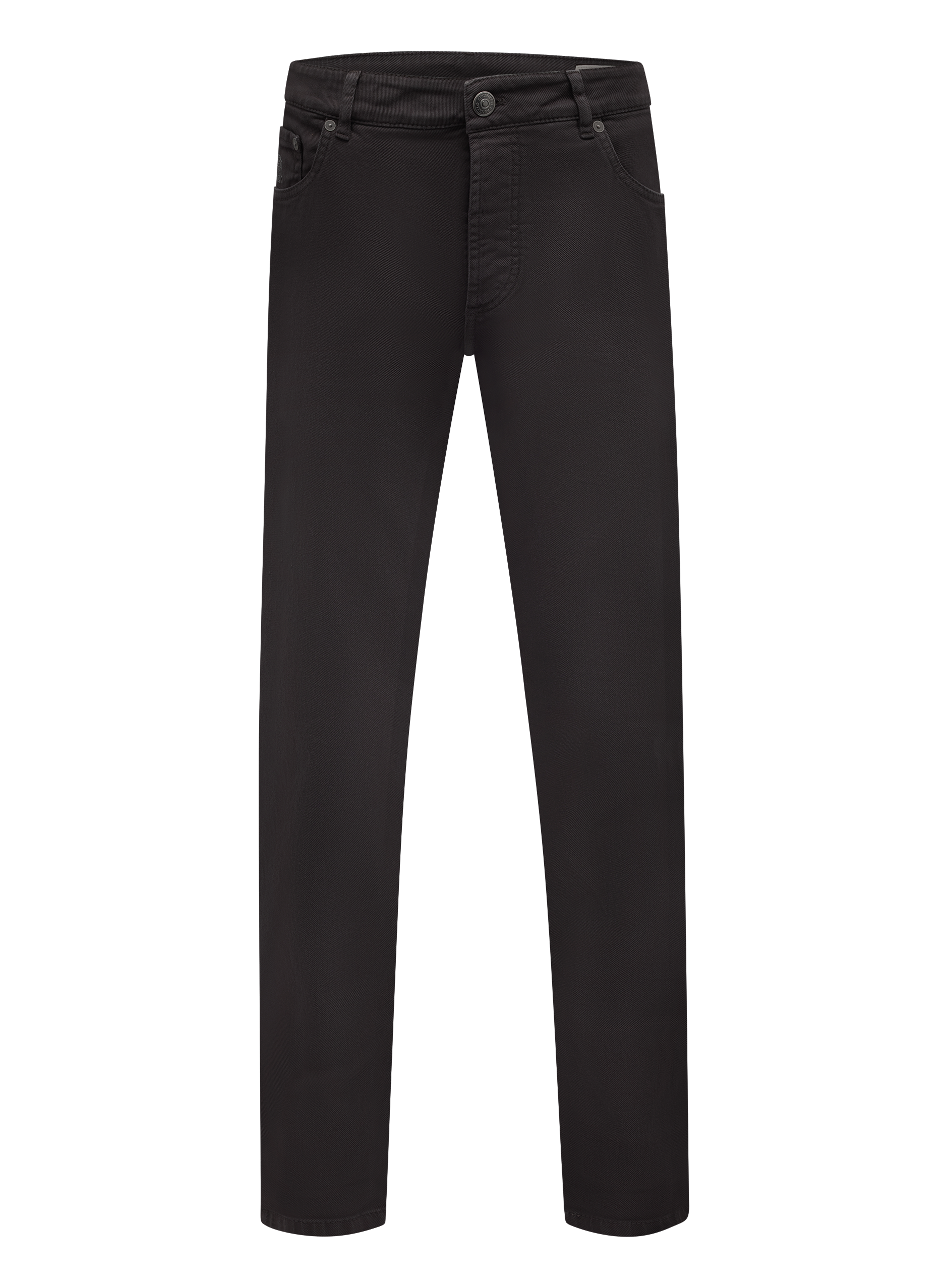 5-pocket jeans van garment-dyed denim | D.Bruin