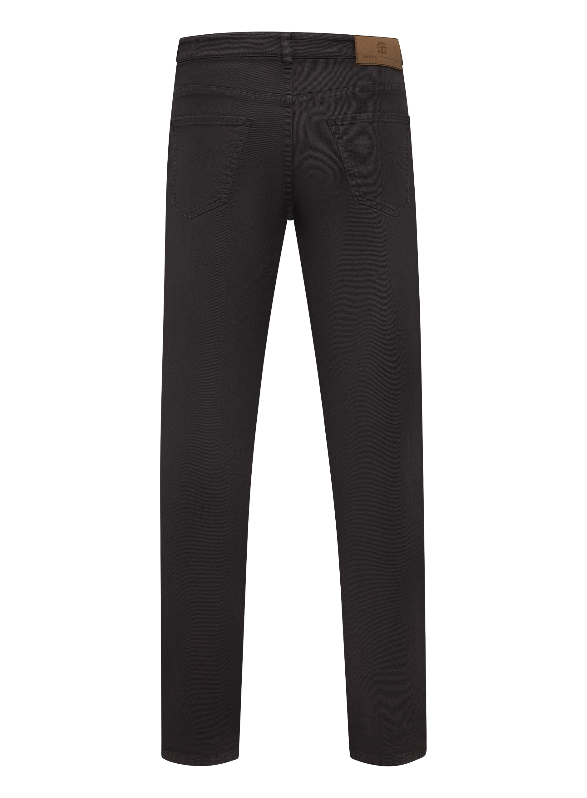 5-pocket jeans van garment-dyed denim | D.Bruin