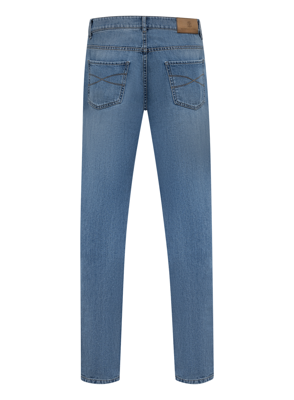 5 -pocket jeans van lichtgewicht Japans denim | L.Blauw