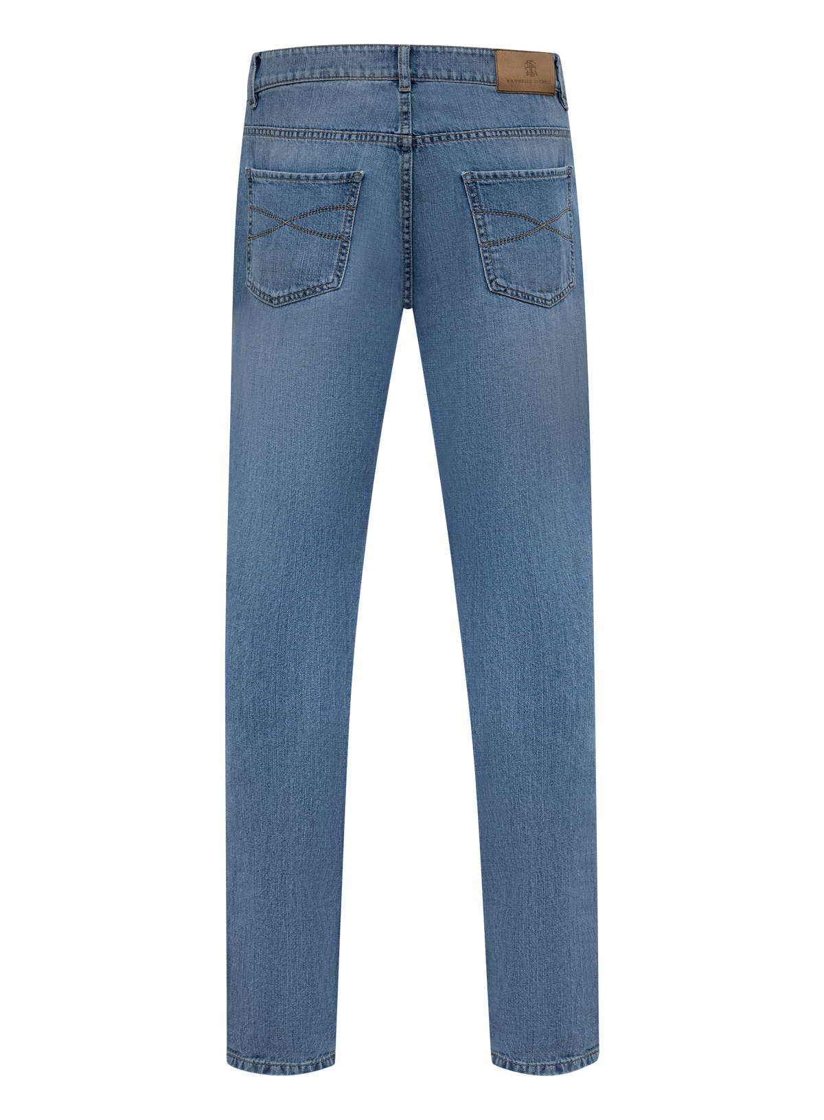 5 -pocket jeans van lichtgewicht Japans denim | L.Blauw