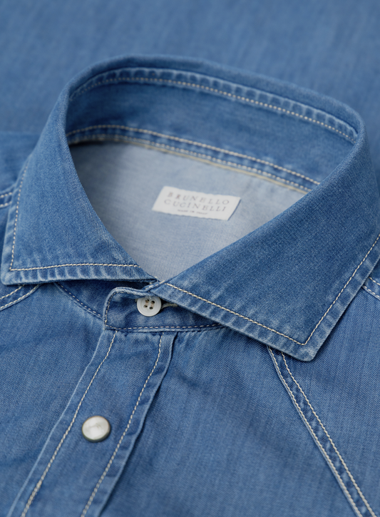 Western shirt in cotton
