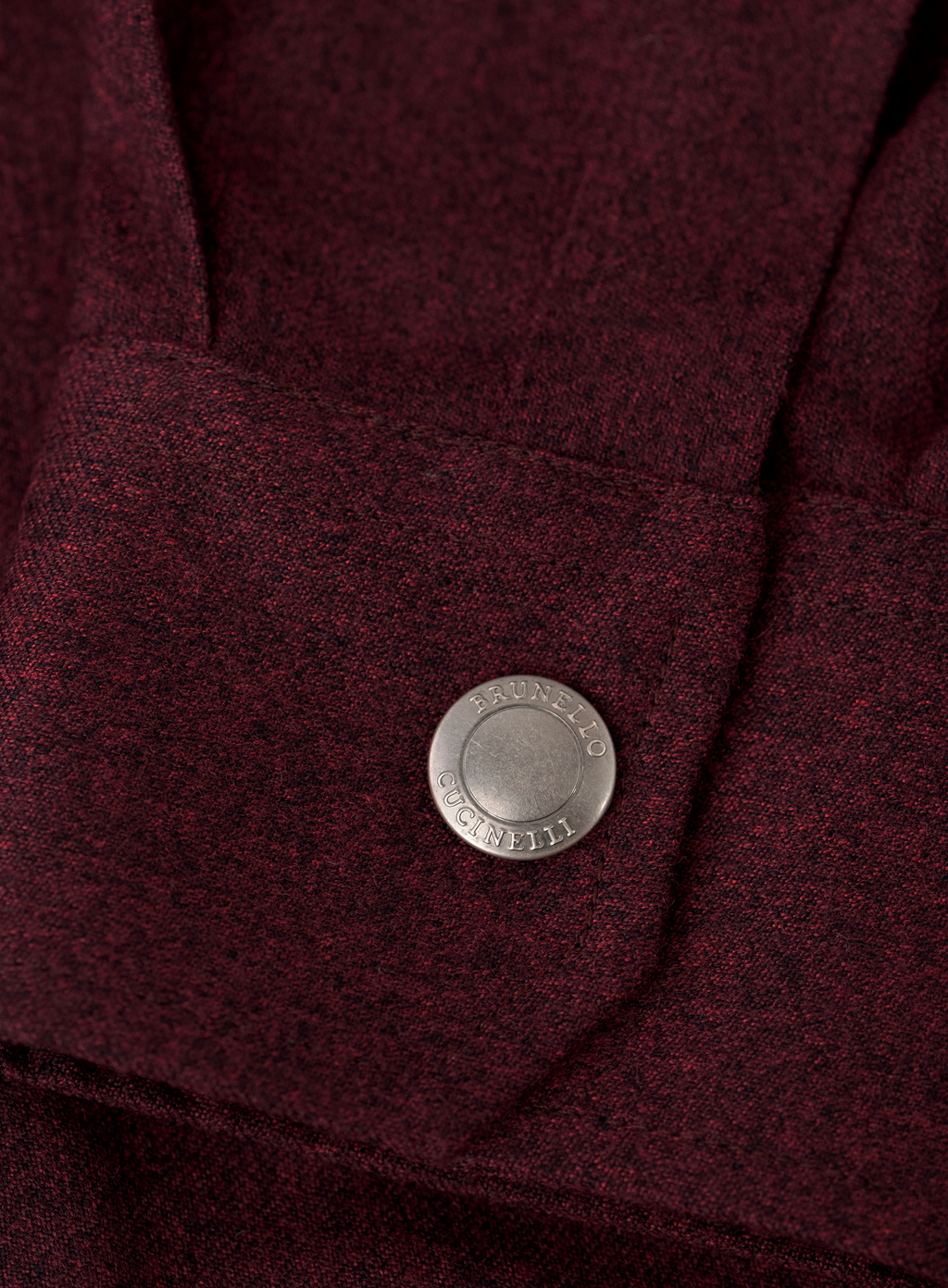 Flanel overshirt van scheerwol | FULL_WIDTH | Bordeaux