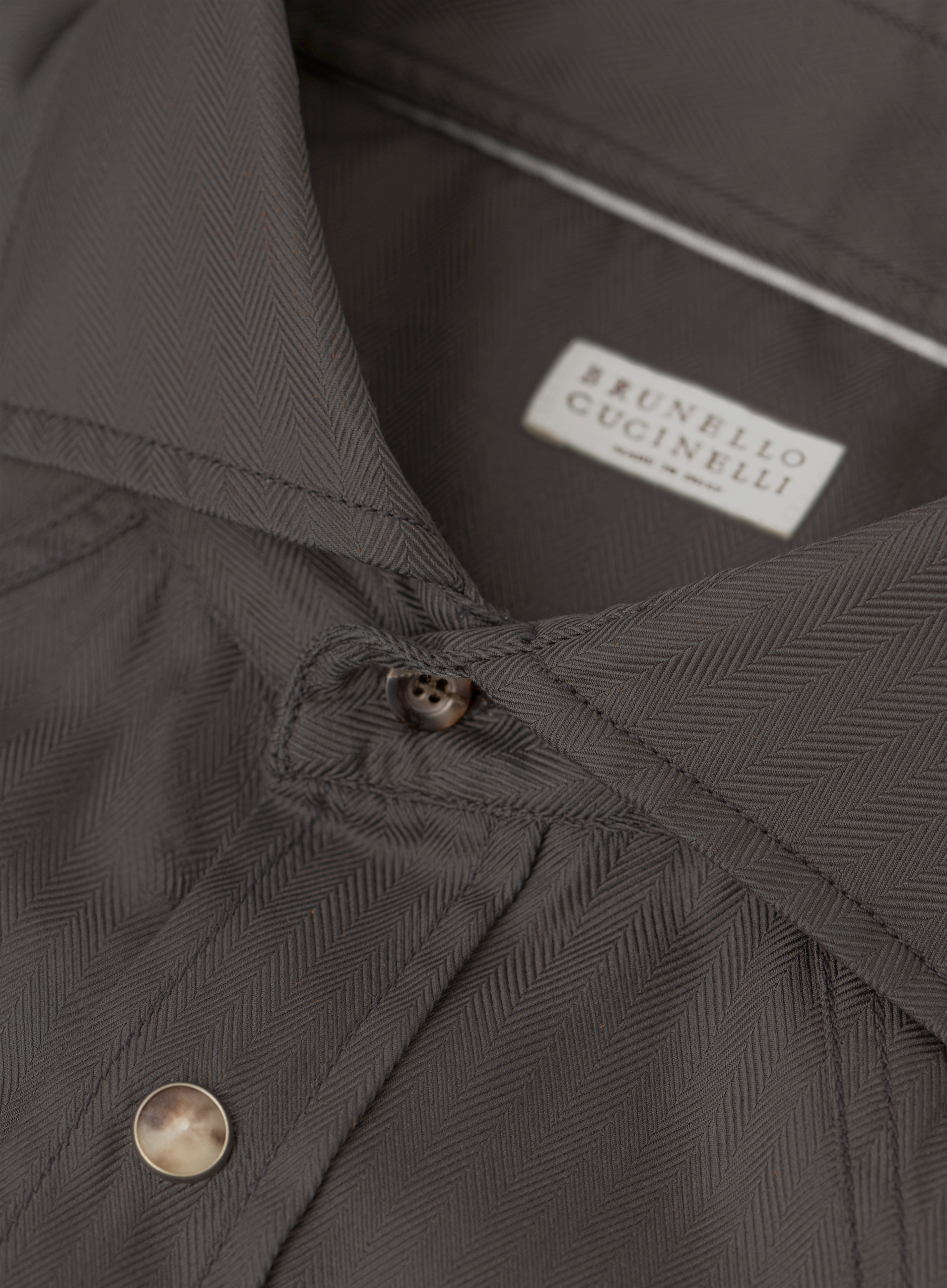 Garment-dyed western overhemd van katoen | FULL_WIDTH | D.Bruin