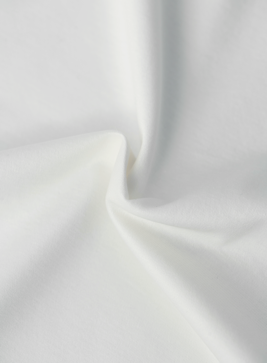 T-shirt van katoen met logodetail | FULL_WIDTH | Wit