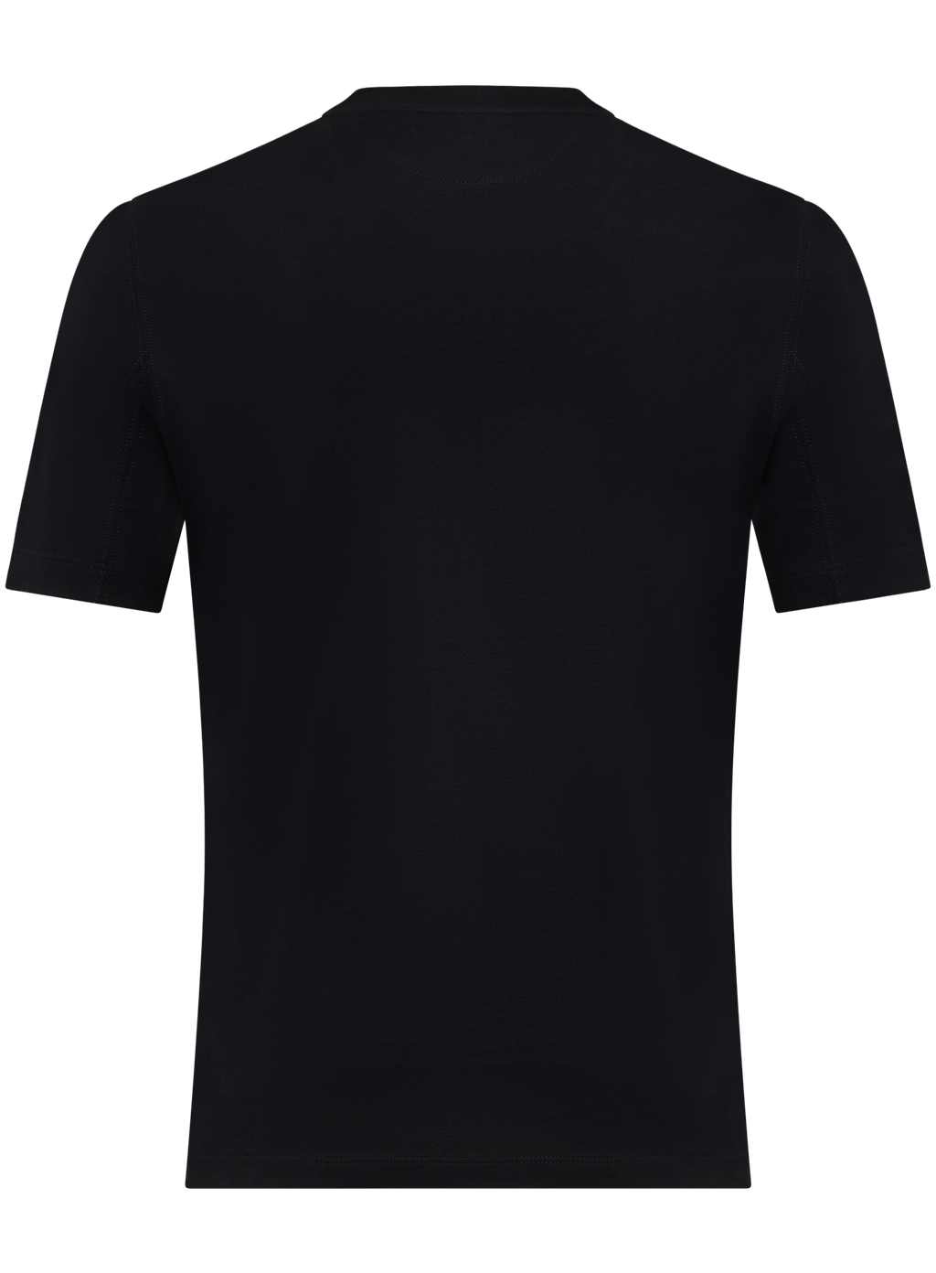 T-shirt van katoen met logodetail | BLUE NAVY