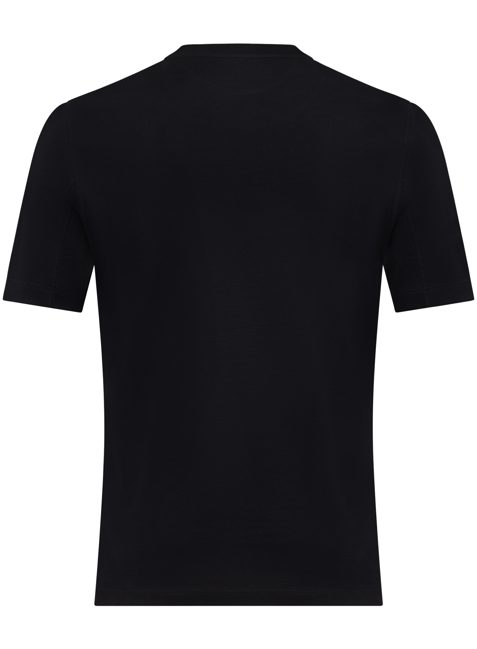 T-shirt van katoen met logodetail | BLUE NAVY