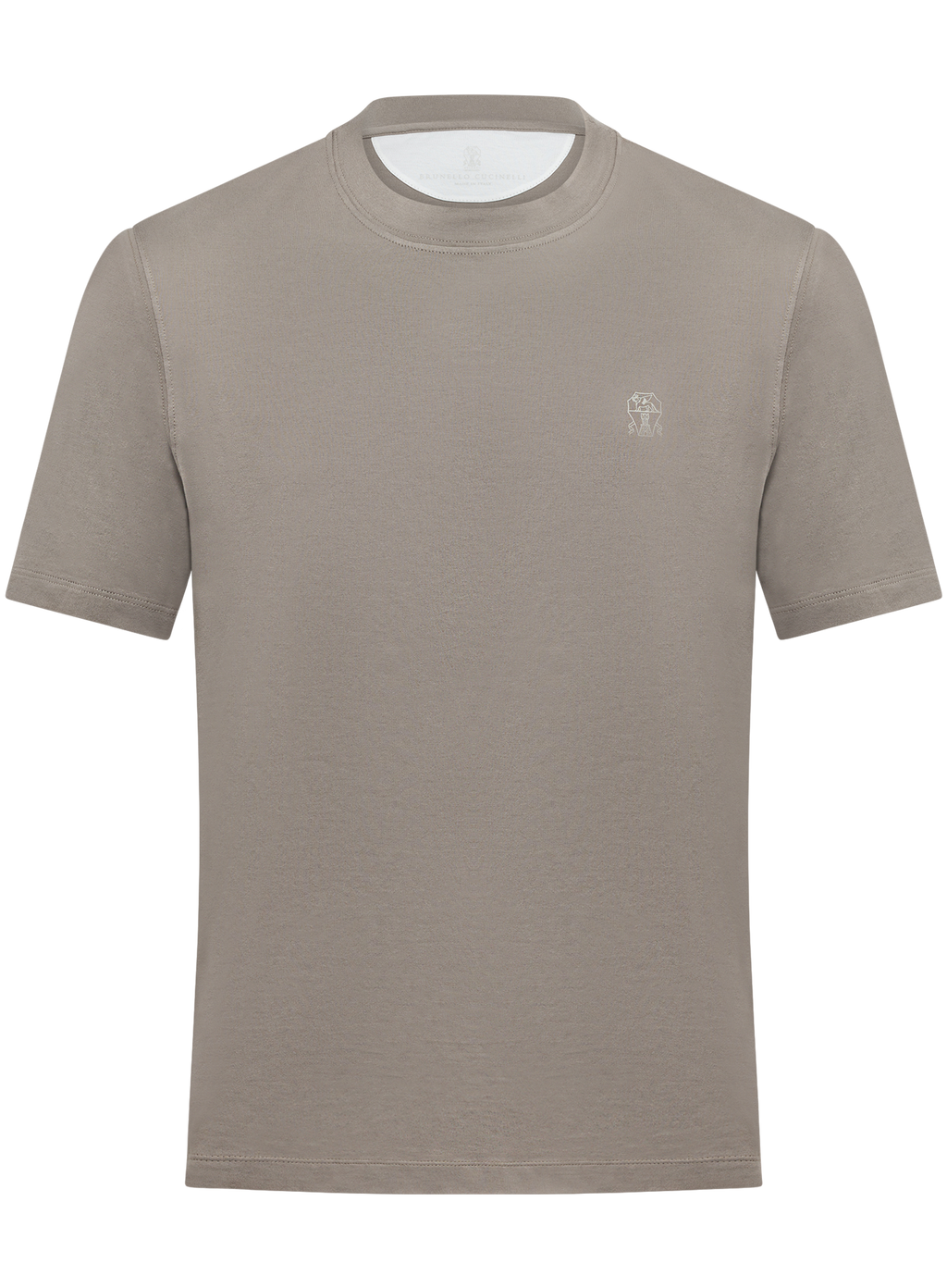 T-shirt in katoen | TAUPE BEIGE