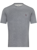 T-shirt in katoen | Grijs