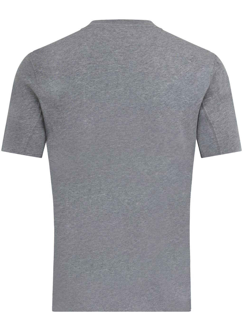 T-shirt van katoen met logodetail | Grijs