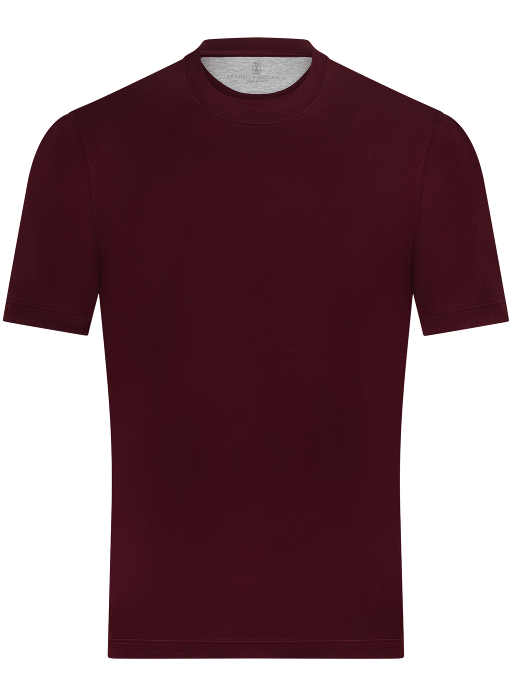 T-shirt in jersey katoen | Bordeaux