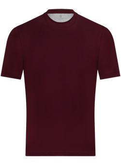 T-shirt in jersey di cotone | Bordeaux