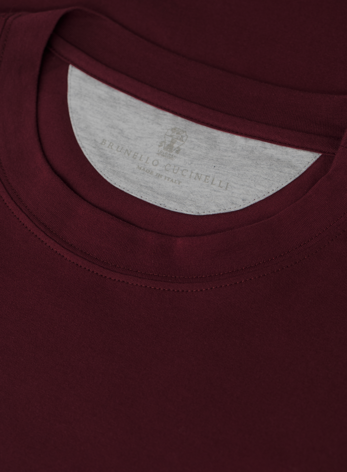 T-shirt van jersey katoen | FULL_WIDTH | Bordeaux