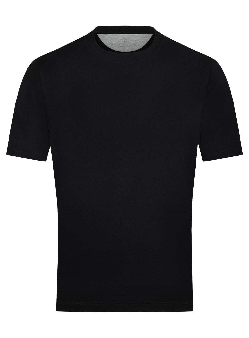 T-shirt van jersey katoen | Zwart