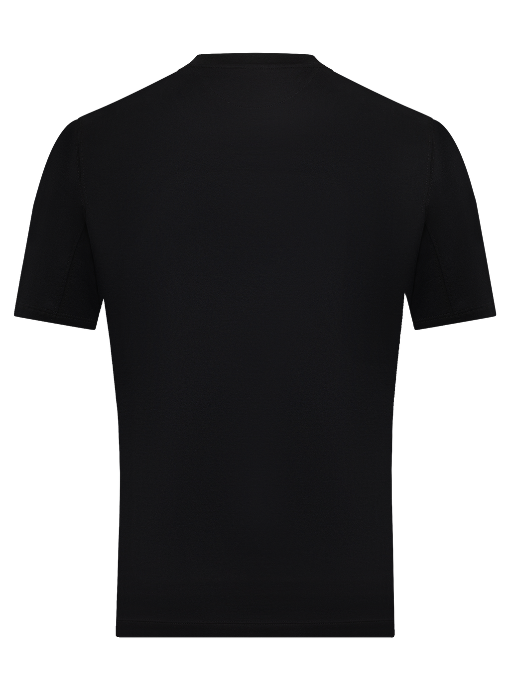 T-shirt van jersey katoen | Zwart