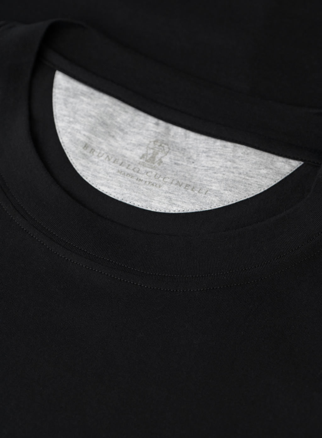 T-shirt van jersey katoen | FULL_WIDTH |  Zwart