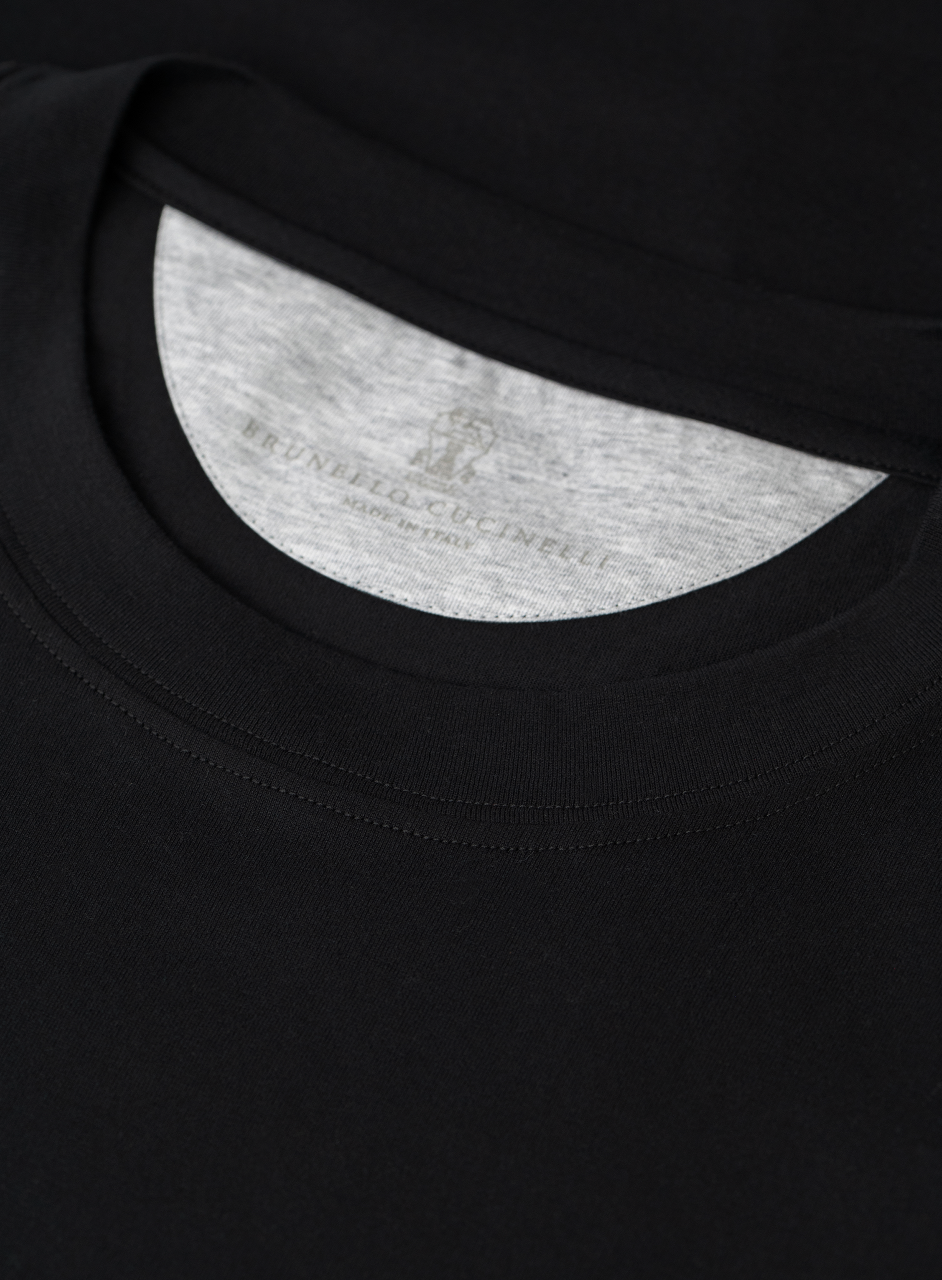 T-shirt van jersey katoen | FULL_WIDTH |  Zwart