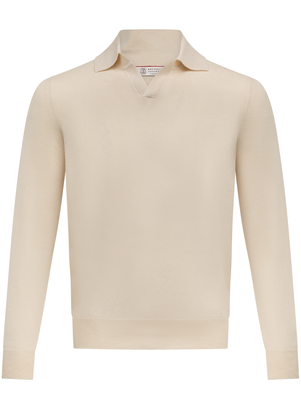 Buttonless polo in cashmere | ROOM-WIT