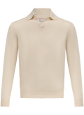 Buttonless polo in cashmere | ROOM-WIT