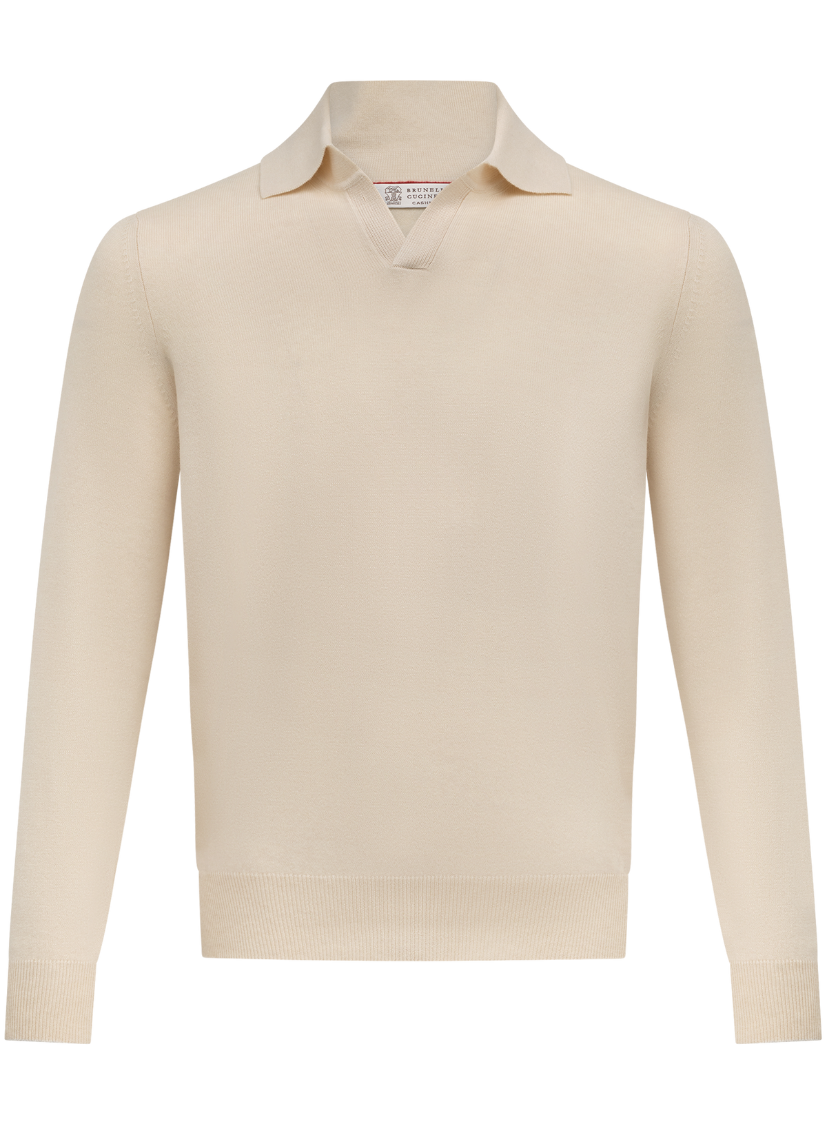 Buttonless polo in cashmere | ROOM-WIT
