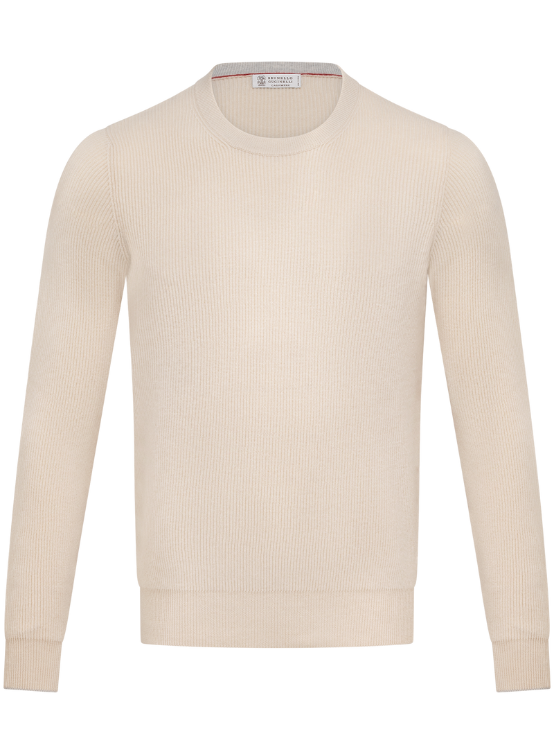 Ronde hals trui in cashmere | ROOM-WIT