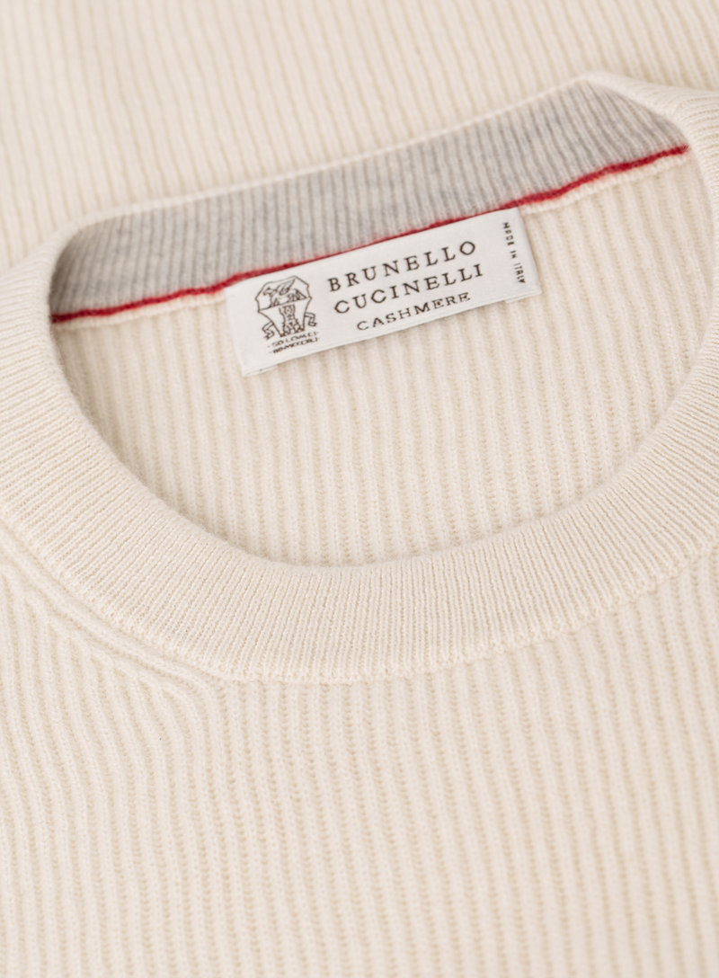 Sweater van cashmere in English rib | FULL_WIDTH | ROOM-WIT