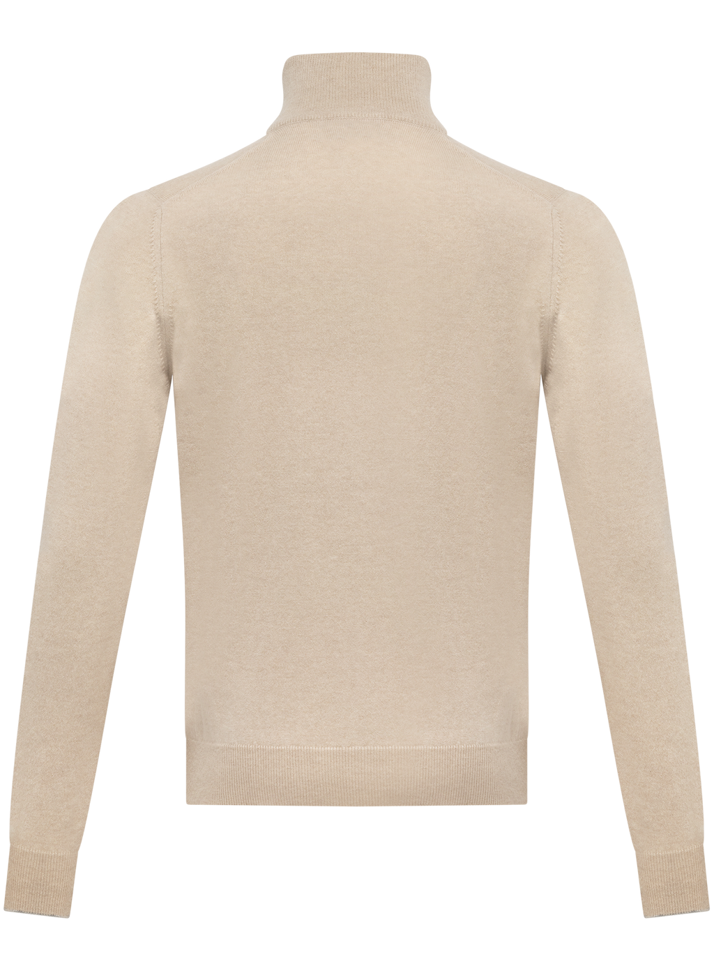 Half-zip trui van cashmere | Beige