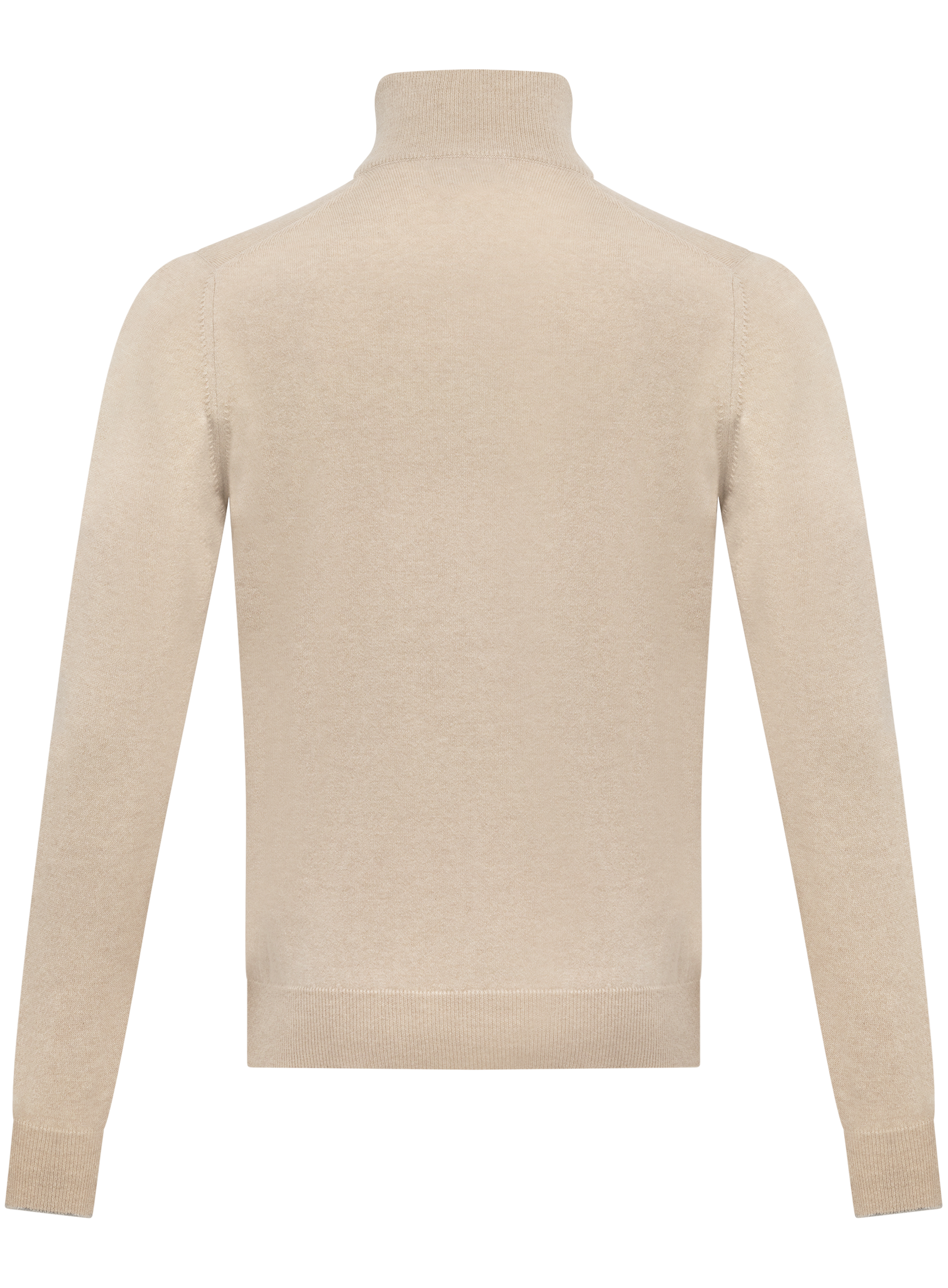 Half-zip trui van cashmere | Beige