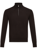 Half-zip vest in cashmere | D.Bruin