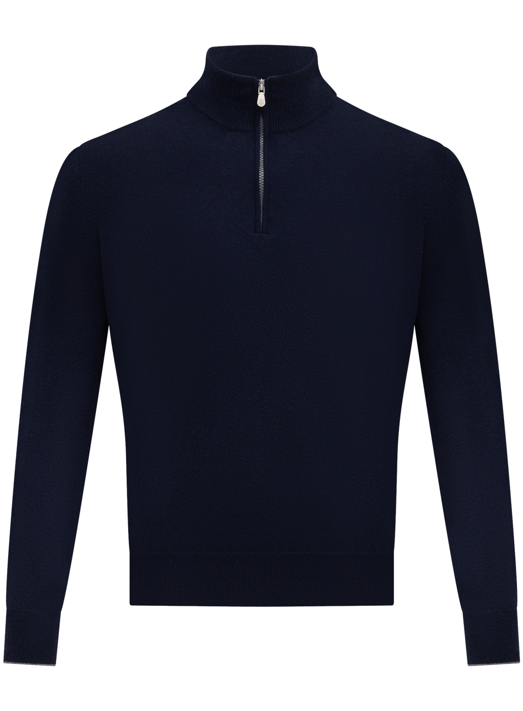 Half-zip vest in cashmere | BLUE NAVY