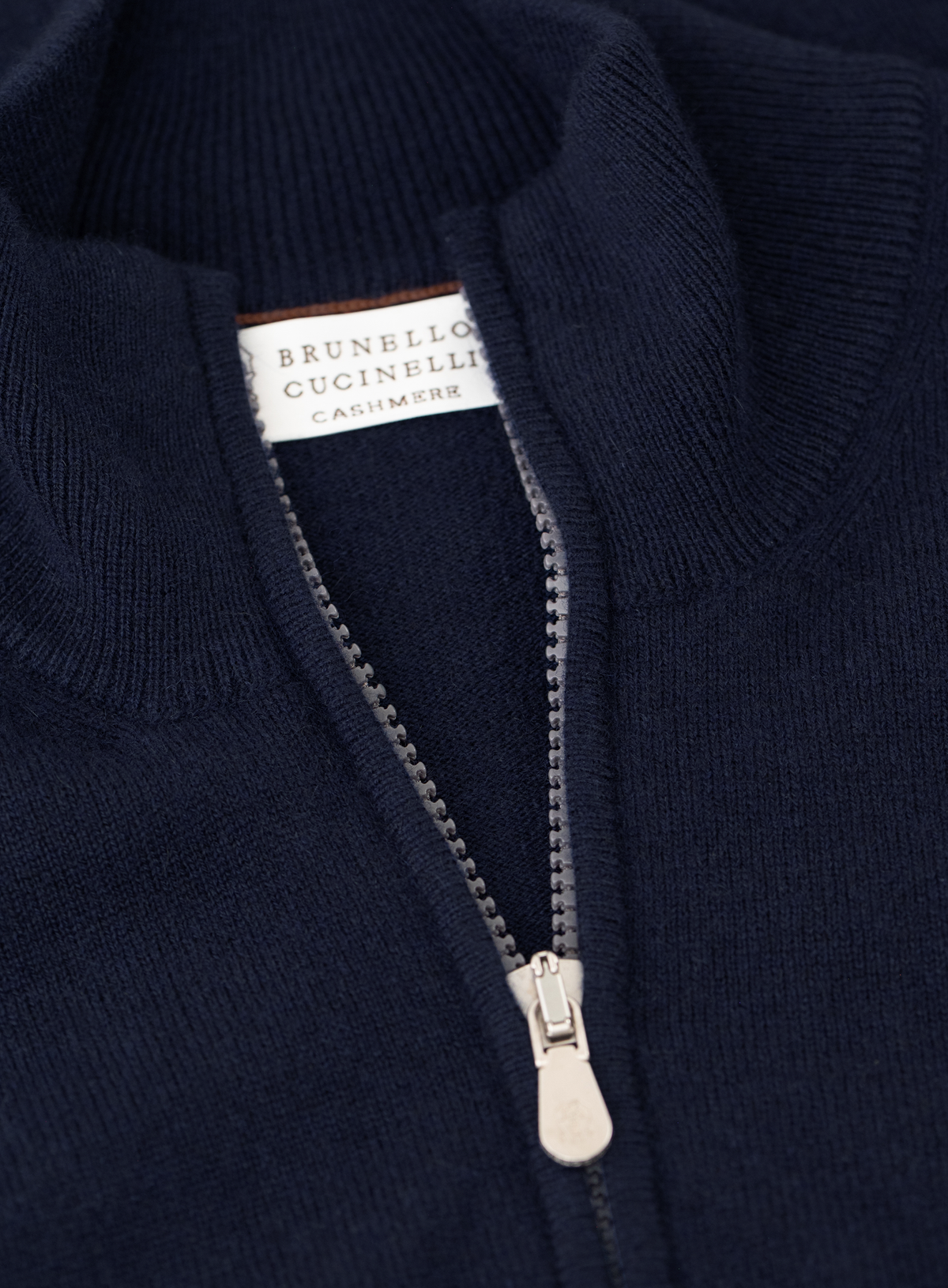 Half-zip vest in cashmere | FULL_WIDTH | BLUE NAVY
