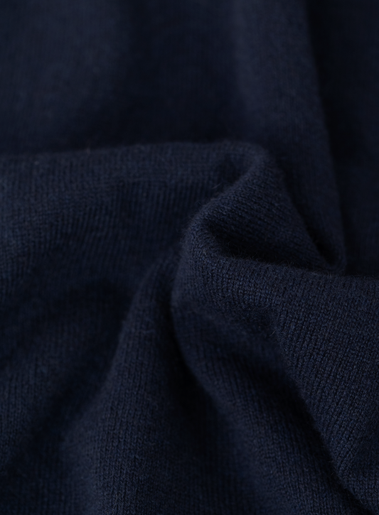 Cashmere half-zip jumper