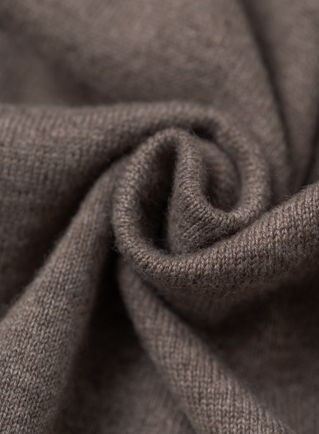 Ritsvest van cashmere met opstaande kraag | FULL_WIDTH | TAUPE