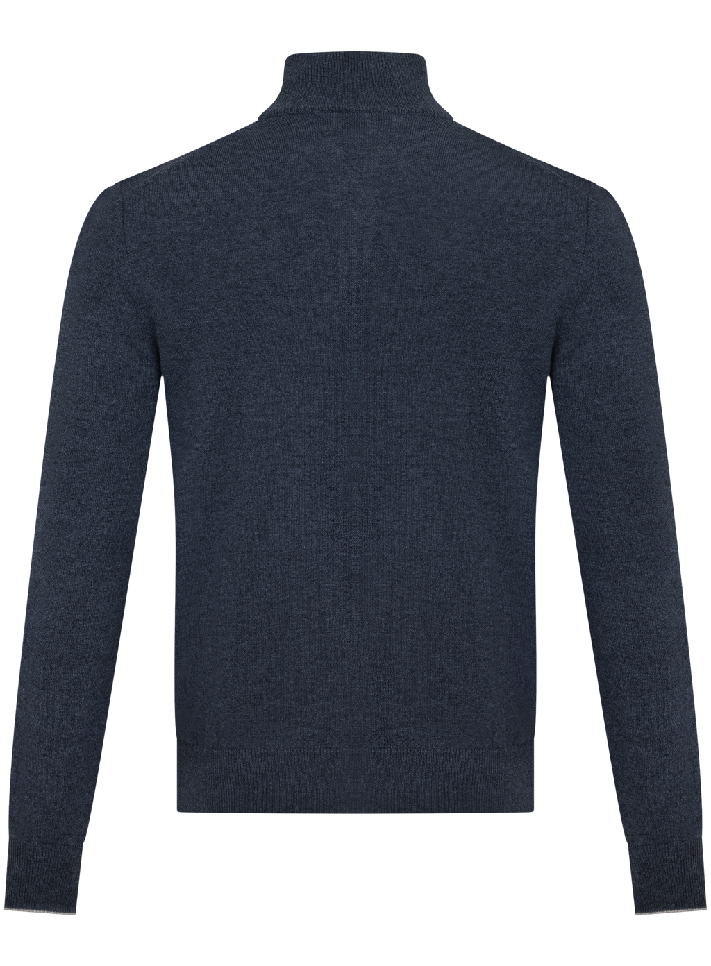 Ritsvest van cashmere met opstaande kraag | L.Blauw