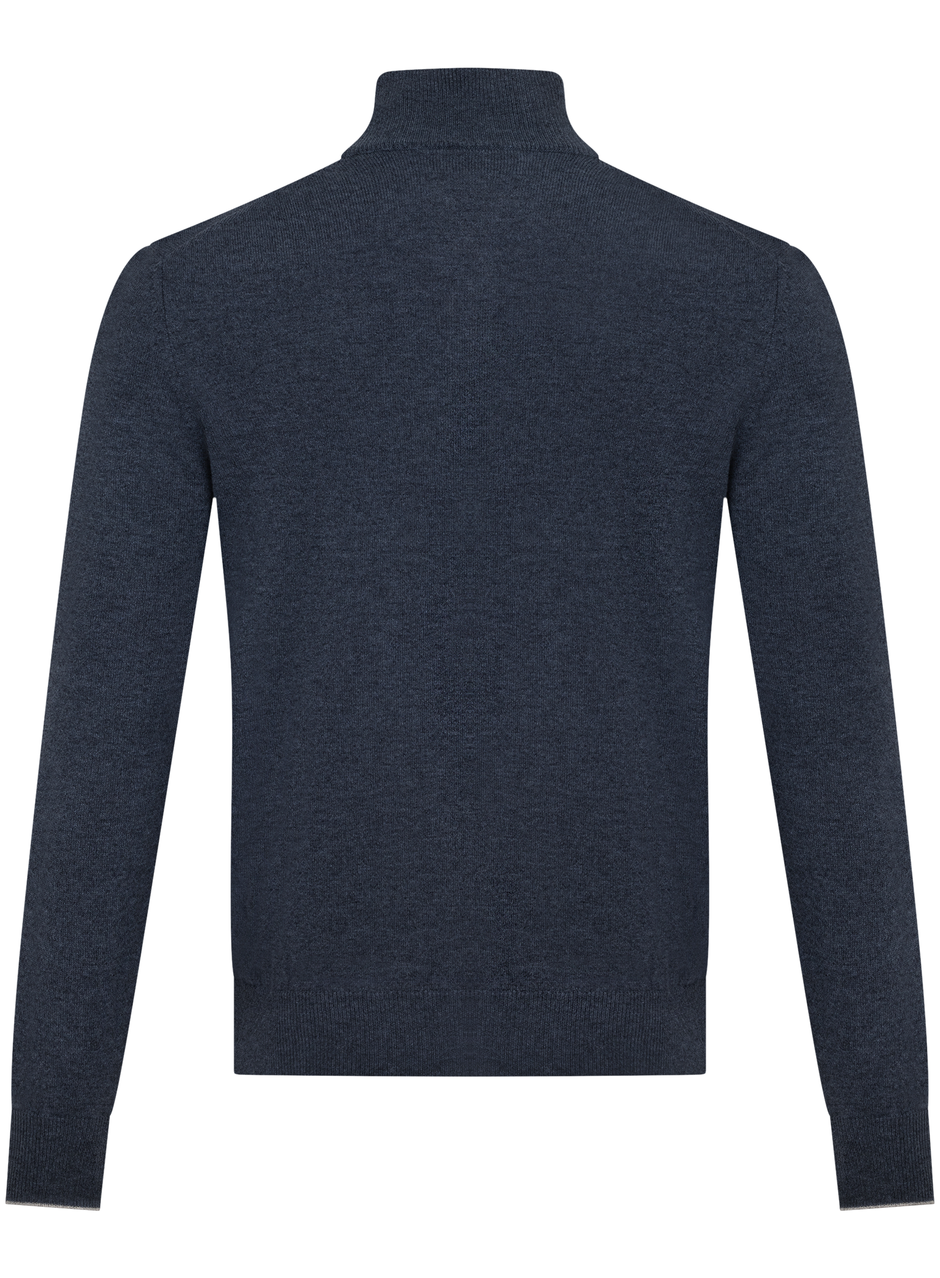 Ritsvest van cashmere met opstaande kraag | L.Blauw