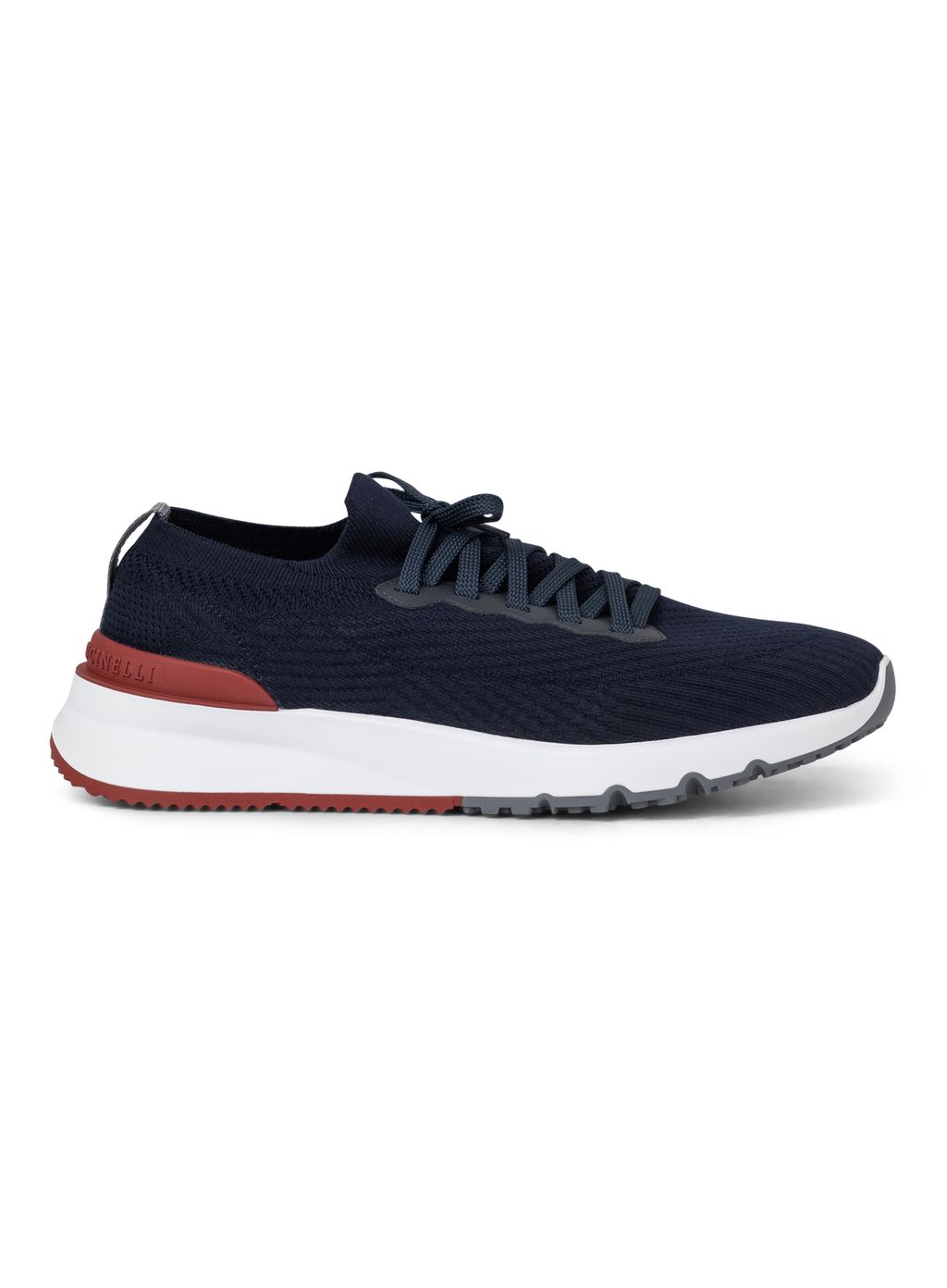 Sneakers van katoen en kalfsleer | BLUE NAVY