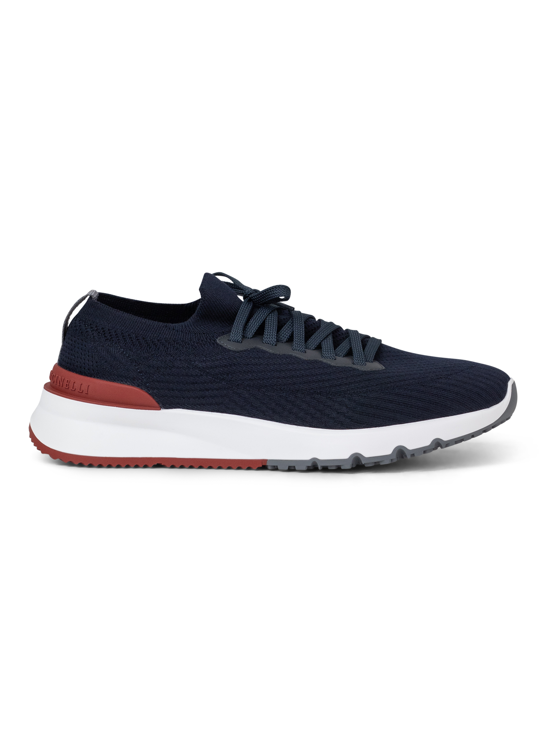 Sneakers van katoen en kalfsleer | BLUE NAVY
