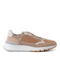 Sneakers van nubuck en suède | Beige