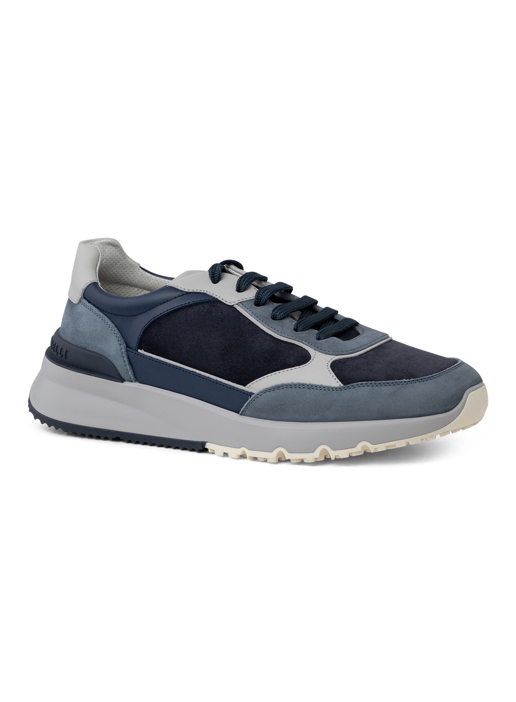 Sneakers van nubuck en suède | BLUE NAVY