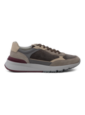 Sneakers van nubuck en suède | Antraciet