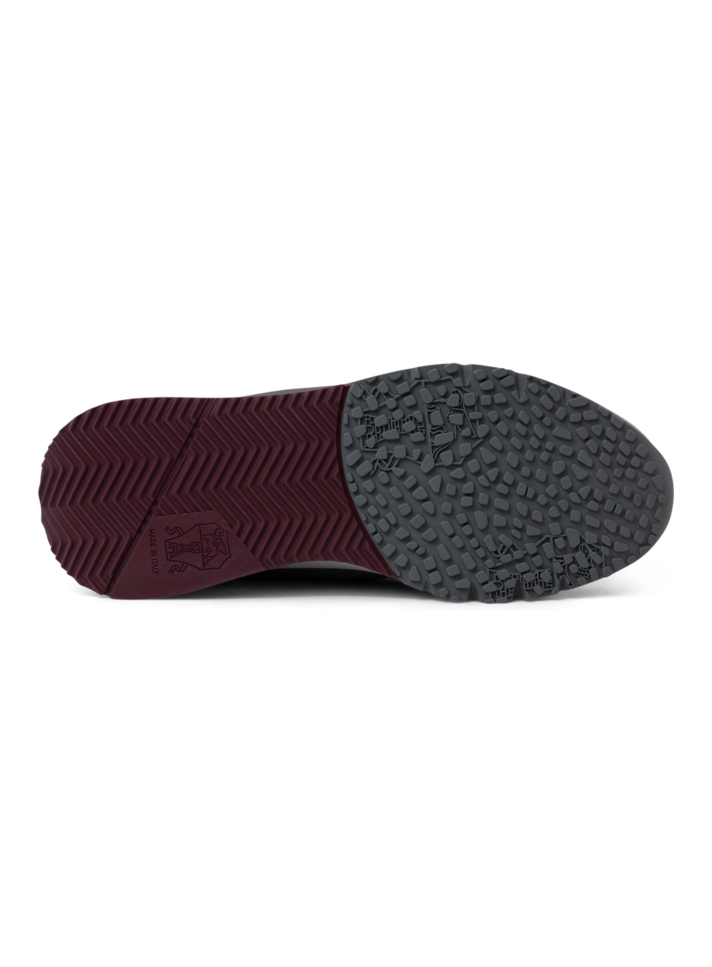 Sneakers van nubuck en suède | Antraciet
