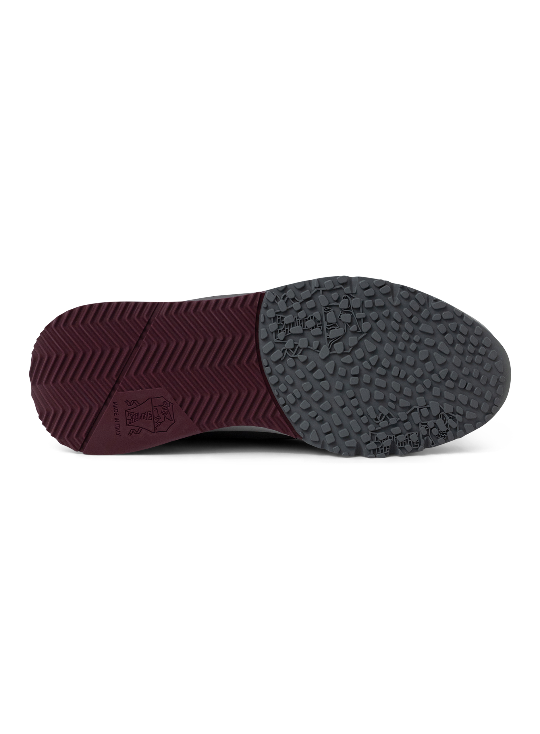 Sneakers van nubuck en suède | Antraciet