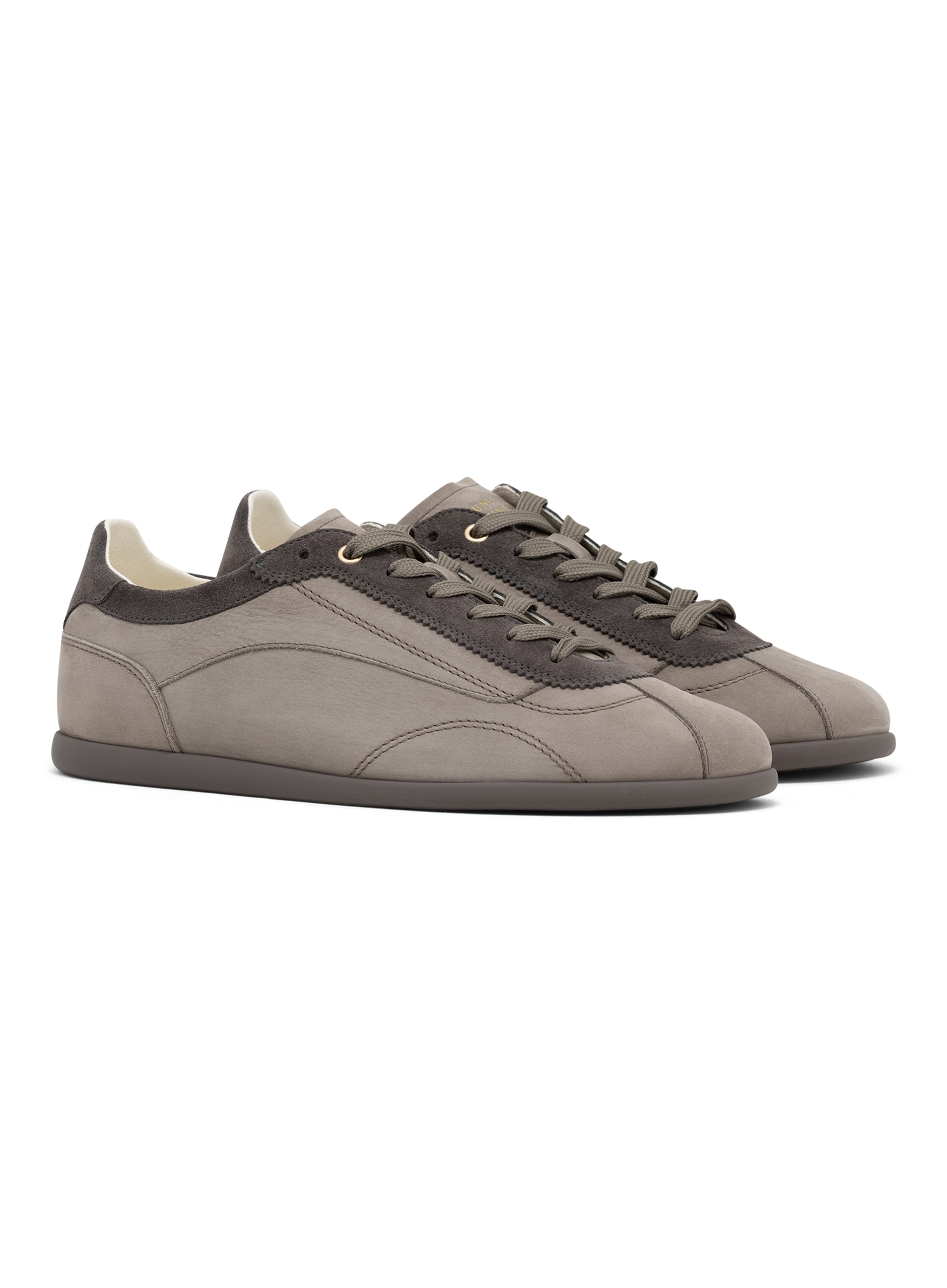Lage sneakers van suède | TAUPE GRIJS