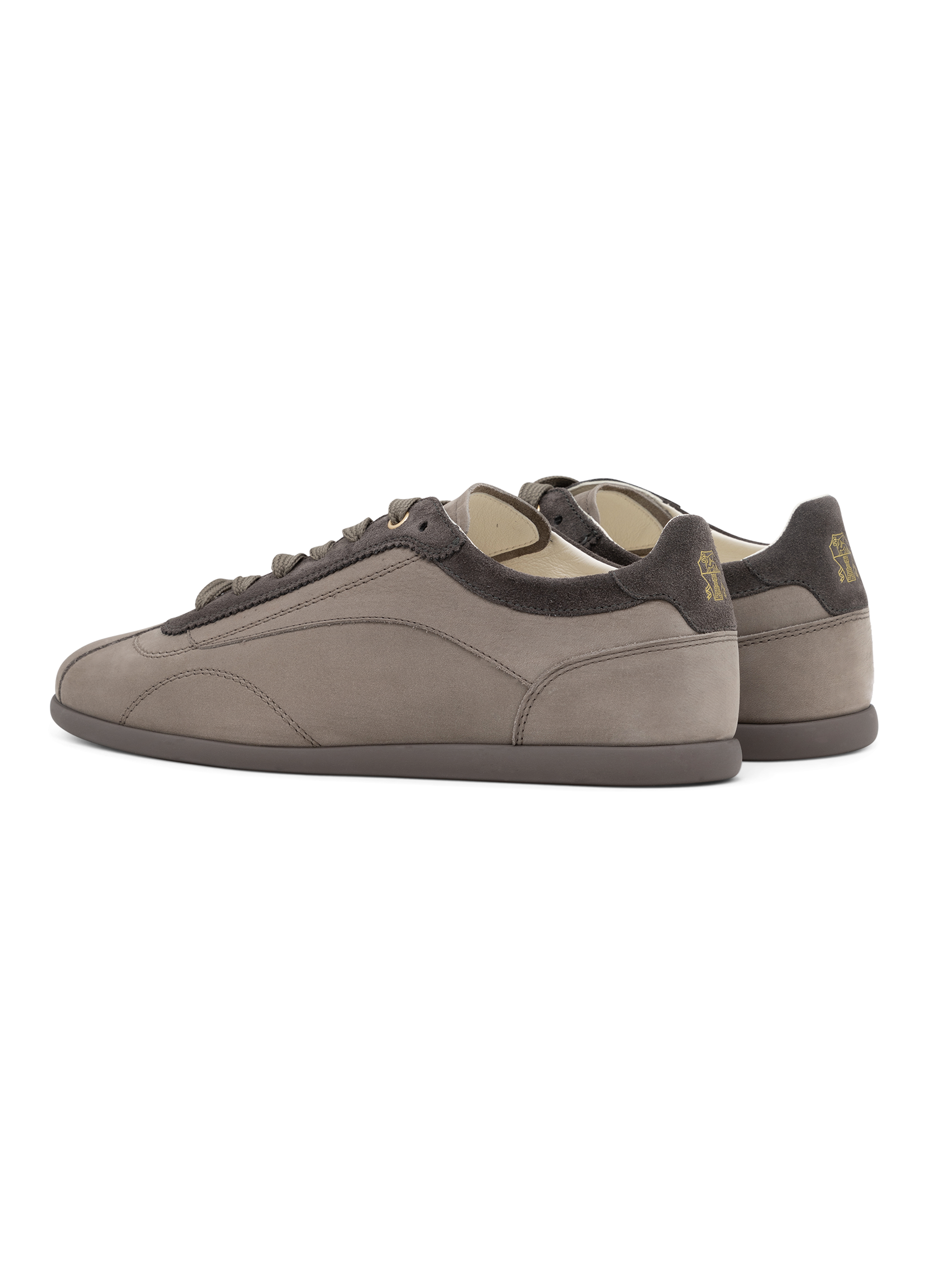 Lage sneakers van suède | TAUPE GRIJS