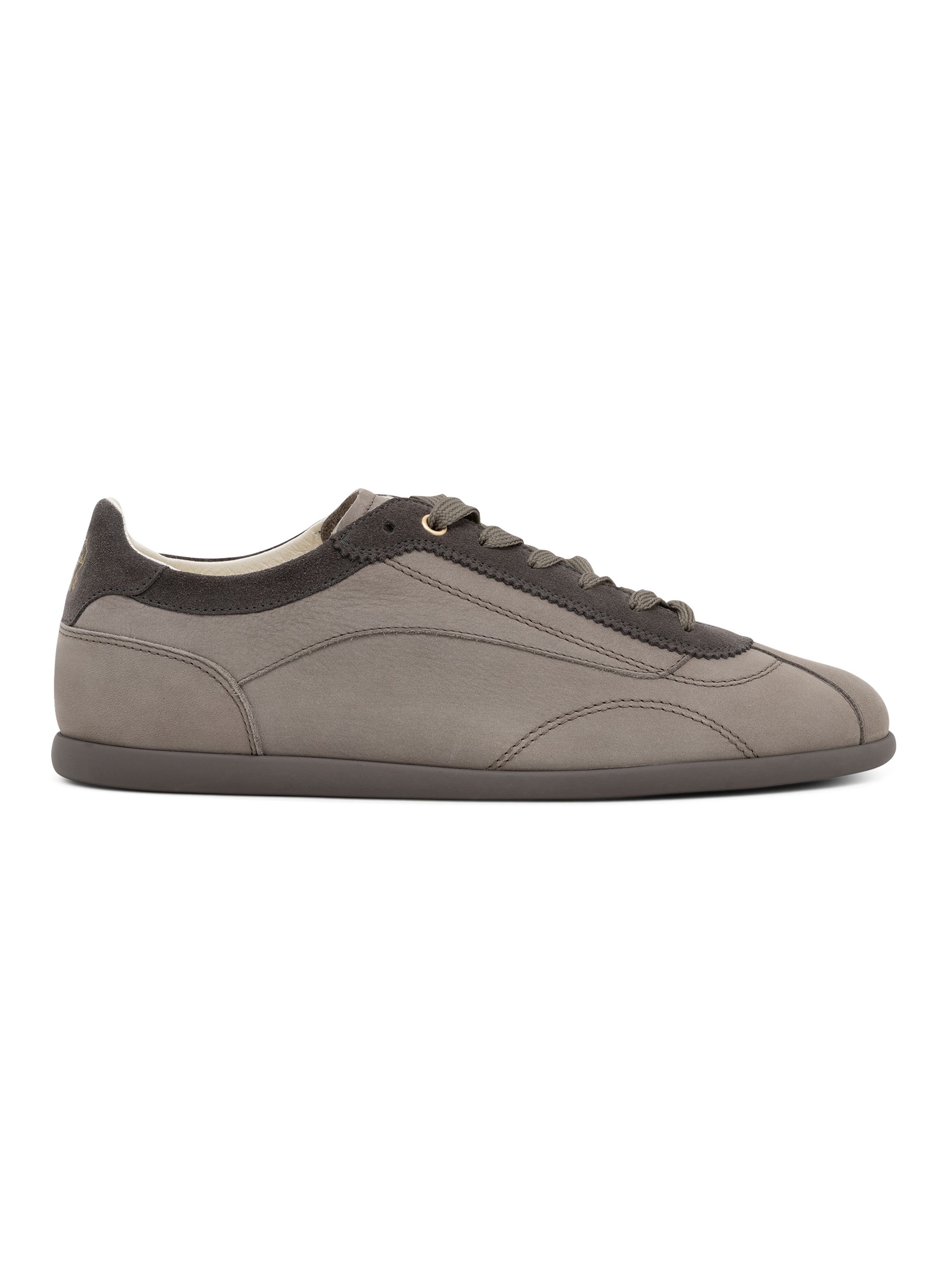 Lage sneakers van suède | TAUPE GRIJS