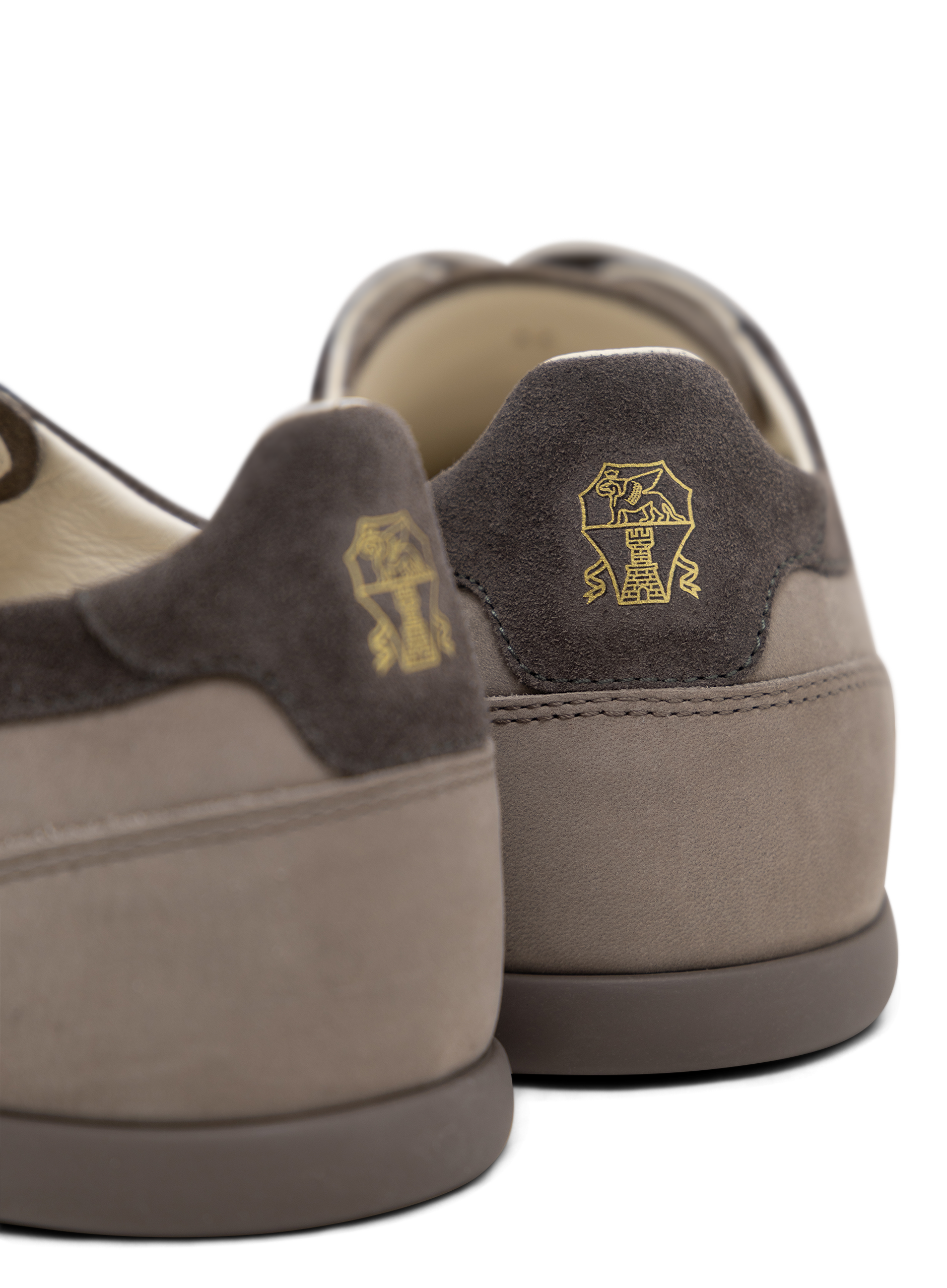 Lage sneakers van suède | FULL_WIDTH | TAUPE GRIJS