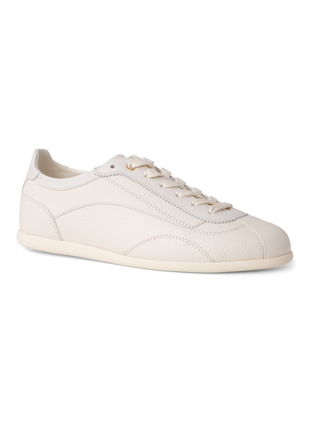Lage sneakers van kalfsleer | Wit